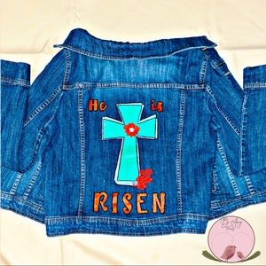 Handpainted denim jacket
